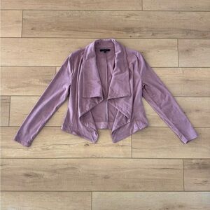 Soft Mauve Loose Hanging Jacket